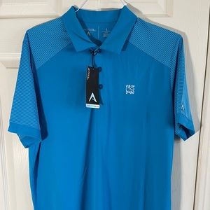Men’s Antigua Golf Polo with Merrill Lynch Logo NWT Large